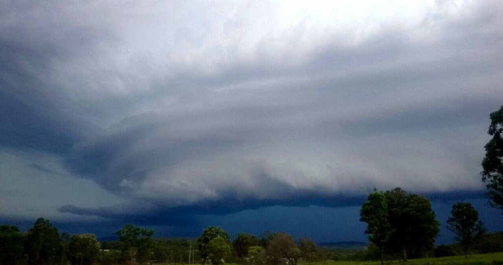 Caralee Mirfin snapped this shot of Thursday’s storm as it thundered across the Southern Downs. Caralee Mirfin snapped this shot of Thursday’s storm as it thundered across the Southern Downs.
